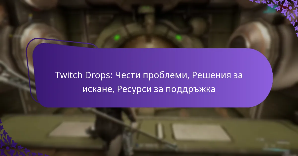 Twitch Drops: Чести проблеми, Решения за искане, Ресурси за поддръжка