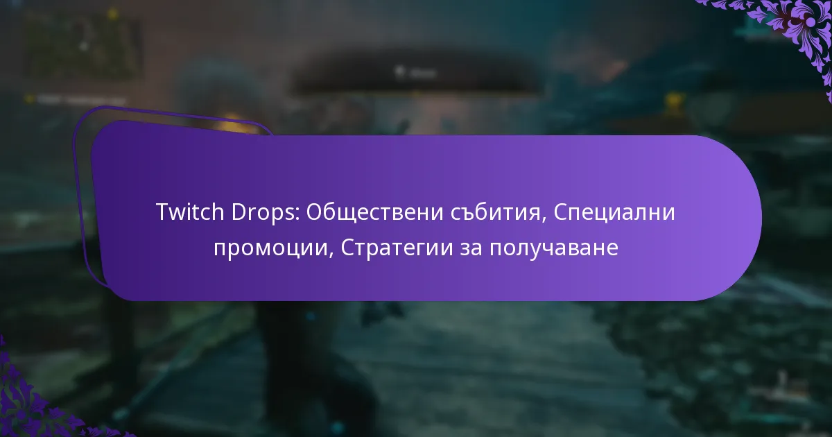 Twitch Drops: Обществени събития, Специални промоции, Стратегии за получаване